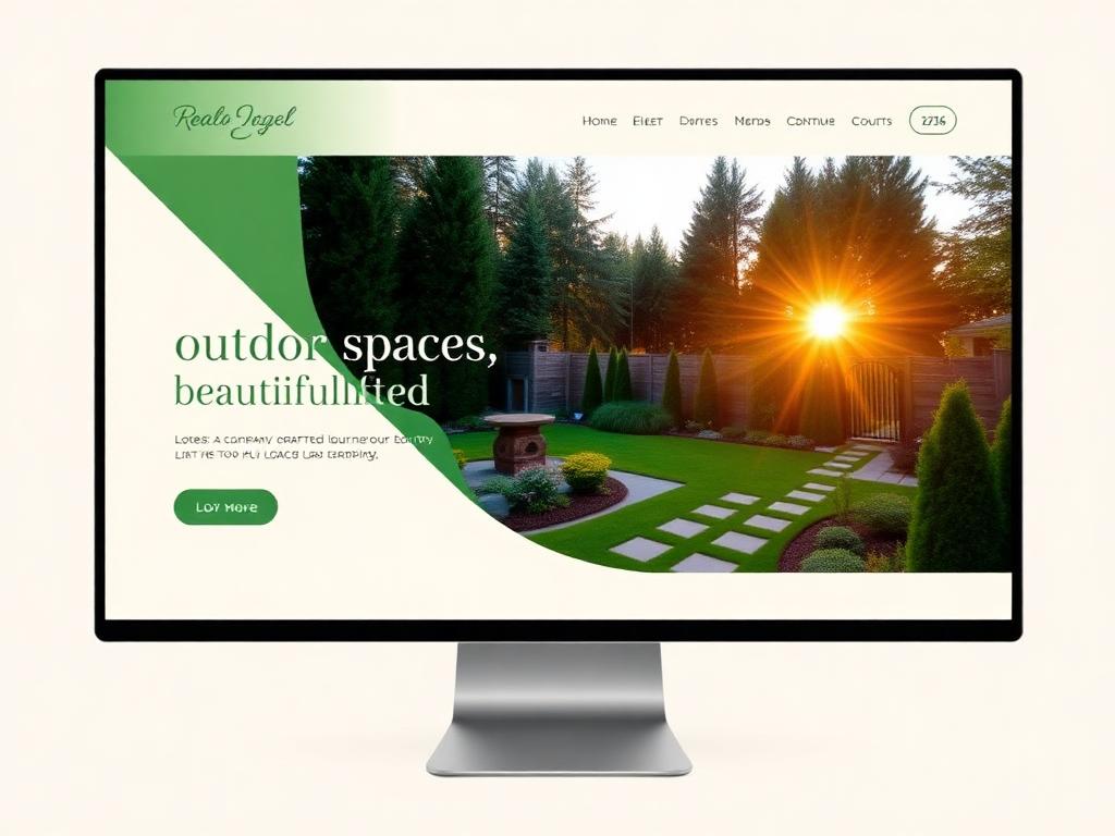 Evergreen Landscaping after redesign