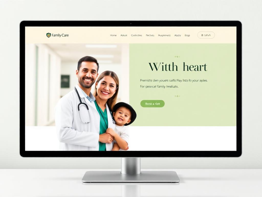 Wellness Family Care after redesign